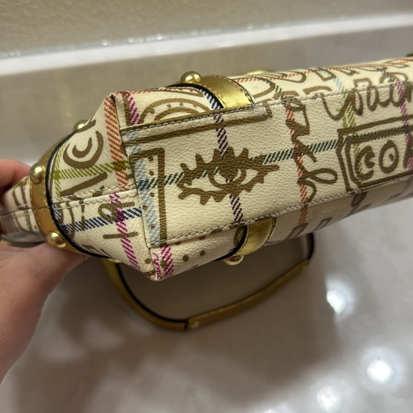 Coach Gold and Cream Tote Bag - Picture 10 of 12